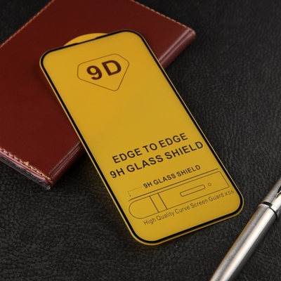 Защитное стекло для iPhone 14 Pro, 9H, 0.33 мм, чёрное