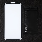Защитное стекло для iPhone 15 Pro Max, 9H, 0.33 мм, чёрная рамка - Фото 2