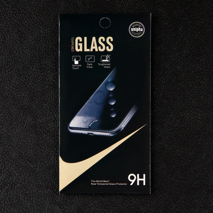 Защитное стекло для iPhone 15 Pro Max, 9H, 0.33 мм, чёрная рамка
