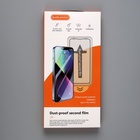 Защитное стекло для iPhone 13 mini, с рамкой для установки, полный клей, 9H, 0.33 мм - фото 9076733