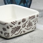 Соусник керамический Kitchen, 8.5 х 8.5 х 3.5 см, цвет белый - Фото 3