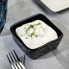 Соусник керамический «Мрамор», 8.5×8.5×3.5 см - Фото 4