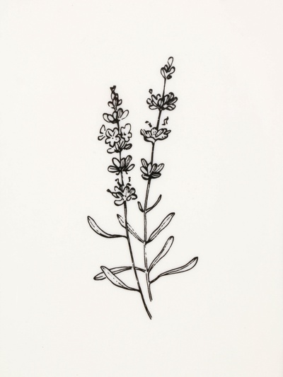 Блюдо керамическое Flower, 20.5×12.5×1.8 см