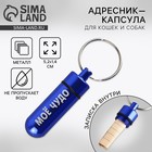 Адресник «Моё чудо» для вложения записки капсула, 5,2 х 1,4 см - Фото 1