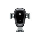Держатель для смартфона в авто Baseus, 4-6.5", 2 А, автозахват, беспроводная зарядка, чёрный - Фото 2