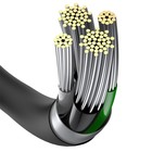 Кабель Baseus, Lightning - USB, 2.4 А, TPE оплётка, 1 м, чёрный - фото 51532459 Кабель Baseus, Lightning - USB, 2.4 А, TPE оплётка, 1 м, чёрный - фото 51532459