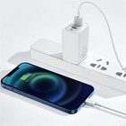 Кабель Baseus, Lightning - USB, 2.4 А, TPE оплётка, 1 м, белый 9495775 - фото 13015882