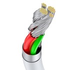 Кабель Baseus, Type-C - USB, 6 А, 66W, TPE оплётка, 1 м, белый - фото 51532482 Кабель Baseus, Type-C - USB, 6 А, 66W, TPE оплётка, 1 м, белый - фото 51532482