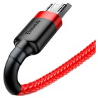 Кабель Baseus, MicroUSB - USB, 2.4 А, ПВХ оплётка, 1 м, красный - Фото 5