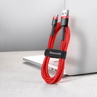 Кабель Baseus, MicroUSB - USB, 2.4 А, ПВХ оплётка, 1 м, красный - Фото 7