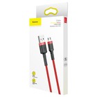 Кабель Baseus, MicroUSB - USB, 2.4 А, ПВХ оплётка, 1 м, красный - Фото 10