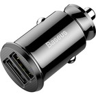 Автомобильное зарядное устройство Baseus, 2USB, 3.1 А, чёрное - фото 9076966