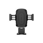 Держатель для смартфона в авто Baseus в воздуховод, беспроводная зарядка, 2 А, 10 Вт, чёрный - Фото 2