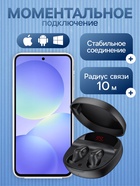 Наушники беспроводные Baseus WM01, TWS, вакуумные, Bluetooth 5.0, 40/800 мАч, шумоподавление, чёрные - Фото 2