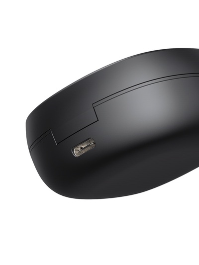 Наушники беспроводные Baseus WM01 Plus, TWS, вакуумные, BT5.0, 40/800 мАч, микрофон, чёрные