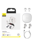 Наушники беспроводные Baseus WM01, TWS, вакуумные, Bluetooth 5.0, 40/800 мАч, белые - Фото 10