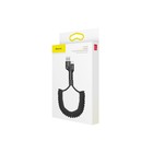 Кабель Baseus Fish eye, Lightning - USB, 2 А, 1 м, чёрный 9629309 - фото 14286684