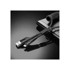 Кабель Baseus Fish eye, Lightning - USB, 2 А, 1 м, чёрный 9629309 - фото 14286679
