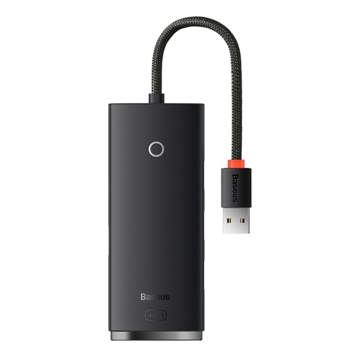 Адаптер-разветвитель (HUB) Baseus, USB - 4хUSB 3.0, 0.25 см, чёрный