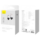 Кабель Baseus, Type-C - USB, 5 А, 100 W, 1 м, белый 9900697 - фото 13016491