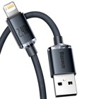 Кабель Baseus, Lightning - USB, 2.4 А, 1.2 м, черный - Фото 3