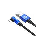 Кабель Baseus, MVP Elbow Type, Lightning - USB, 2 А, 1 м, угловой, синий - Фото 4