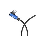 Кабель Baseus, MVP Elbow Type, Lightning - USB, 2 А, 1 м, угловой, синий - Фото 5