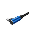 Кабель Baseus, MVP Elbow Type, Lightning - USB, 2 А, 1 м, угловой, синий - Фото 8
