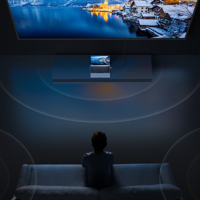 Кабель видео Baseus, HDMI(m)-HDMI(m), 8KHDMI  - 8KHDMI, 8K@60Hz, 1 м, черный
