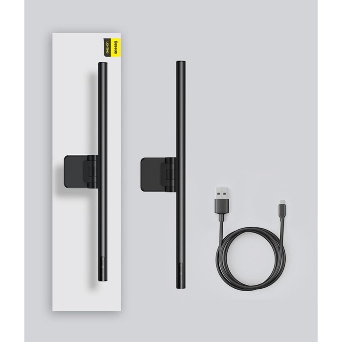 Светильник подвесной Baseus i-wok Series USB Asymmetric, 1800 мАч, черный - фото 1908053159