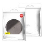 Стяжка для проводов на липучке Baseus Rainbow Circle Velcro Straps, чёрная 9900740 - фото 16707849