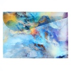 Папка-конверт "Облака" на кнопке А4, 350 мкр, 3D - фото 9077927
