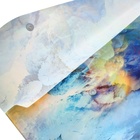 Папка-конверт "Облака" на кнопке А4, 350 мкр, 3D - фото 9077929