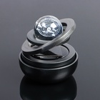 Аксессуар на панель с ароматизатором, гравитационные кольца, вращается от солнца, планета, черный - Фото 6