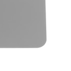 Коврик силиконовый под миску, 40 х 30 см, тёмно-серый - фото 23709435