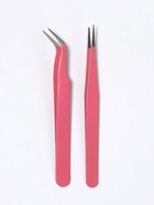 Пинцеты для наращивания ресниц, набор - 2 шт., МИКС - Фото 2