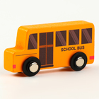 Детский «Школьный автобус» совместим с набором Ж/Д «Транспорт» 9 × 3 × 4,5 см - фото 9078265