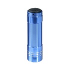Фонарик ультрафиолетовый LUF-04, UV/LED, 9 Вт, 9 диодов, от батареек (не в комплекте), голубая - фото 9158581