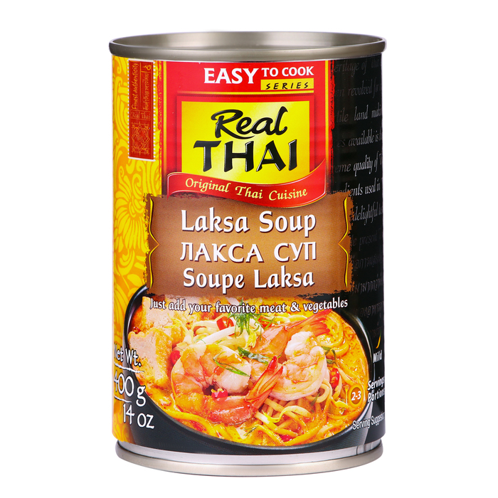 Суп "Лакса", 400г, Real Thai, ж/б - Фото 1