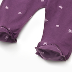 Ползунки детские MINAKU, цвет фиолетовый, рост 62-68 см - Фото 4
