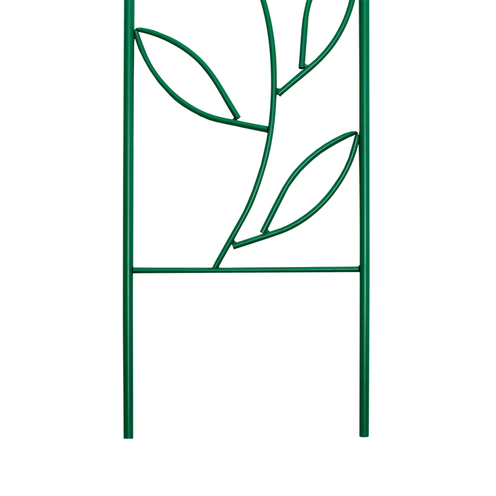 Шпалера, 173 × 78 × 1 см, металл, зелёная, «Декоративная. Стебель»