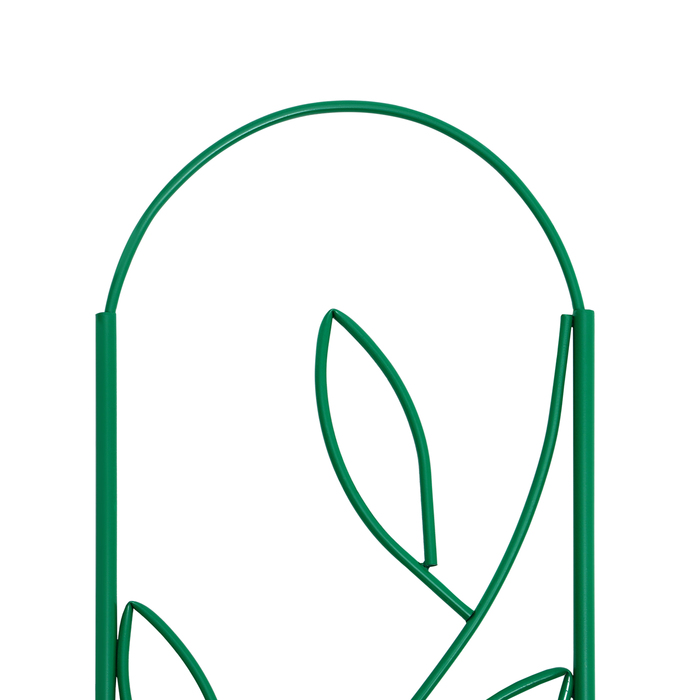 Шпалера, 173 × 78 × 1 см, металл, зелёная, «Декоративная. Стебель»