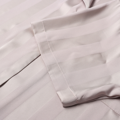 Пижама женская (рубашка, шорты) KAFTAN «Полоска», размер 44-46, бежевая