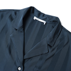 Пижама женская (рубашка и шорты) KAFTAN SILK "Полоска" р.40-42, темно-синий - Фото 7