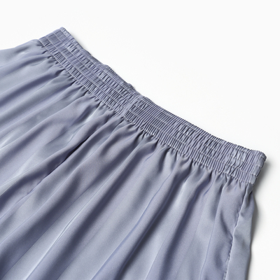 Пижама женская (рубашка, шорты) KAFTAN «Полоска», размер 48-50, голубая