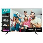 Телевизор Hisense 85A6BG, 85", 3840x2160, DVB-T/T2/C/S2, HDMI 3, USB 2, Smart TV, чёрный - Фото 1