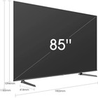 Телевизор Hisense 85A6BG, 85", 3840x2160, DVB-T/T2/C/S2, HDMI 3, USB 2, Smart TV, чёрный - фото 9158603