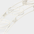 Подставка для цветов «Арка-5», d=12 см, 69×15,5×25,5 см, белый - Фото 4