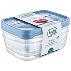 Набор пищевых контейнеров HobbyLife Trend, 2 л, 3 шт, цвет МИКС - фото 304640014