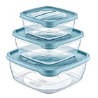 Набор пищевых контейнеров HobbyLife Trend, 3 шт, цвет МИКС - Фото 3